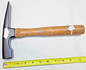 Stanley 431-1/2A Masonry Stone Brick 24 Oz Mason Hammer, Chipper Hickory Handle - Picture 1 of 4