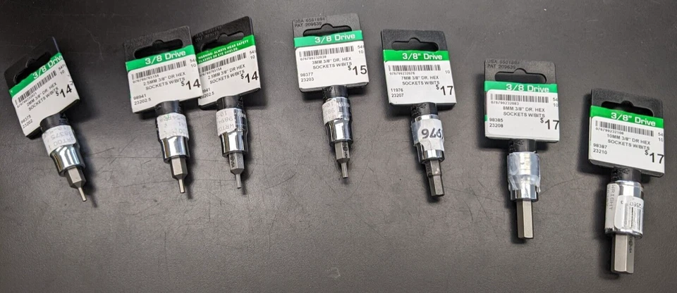 New WRIGHT TOOL Metric Hex Socket 3/8" Dr- Select size- Made in USA- Free Ship - Image 1 of 4