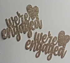 Fidanzamento Per Cupcake Toppers Glitter Cupcake Topper x 6