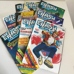 Crash ZX Spectrum Magazin 80er Jahre Ausgabe aussuchen Retro Vintage Gaming - Bild 1 von 62