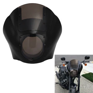 Quarter Fairing Windshield Fit For Harley Sportster XL 883 1200 Iron XL883 Dyna - Picture 1 of 18