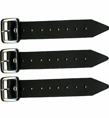  Cinturini E Fibbia Kilt 7   Estensore In Vera Pelle Largo 1,25   - Cinturino Nero • 7.04€
