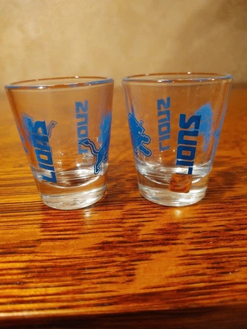 NFL Detroit Lions Shot Glasses - Set of 2 Cover