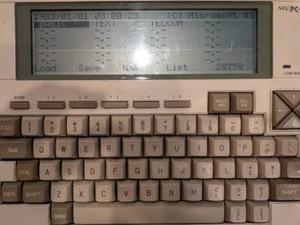 Vintage NEC PC-8201A Portable Computer GTE General Telephone Electric Laptop - Picture 1 of 8