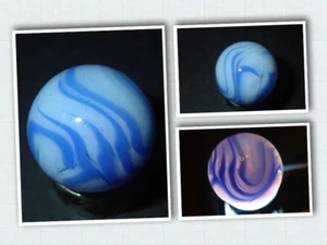 Marbles Christensen Agate Flame Swirl Maybe Alley 0.597" W - Picture 1 of 12