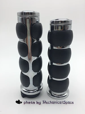 NEW 1" Handlebar Hand Grips For Harley Davidson Dyna Softail Sportster Cruiser - Image 1 of 4