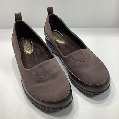Mocassim Hush Puppies Strechy Slip On Couro/Tecido Feminino Tamanho. Exc 6W - Imagem 1 de 4