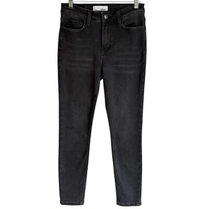 Vervet Charcoal Mid Rise Straight Leg Denim Jeans Size 27 - Picture 1 of 9