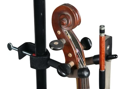 NEW String Swing violin & bow music stand microphone stand hanger Made in USA  — 第 1/4 张图片