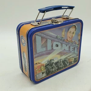 1998 Vintage Small Lunch Box Tin LIONEL TRAINS METAL Collectible - Picture 1 of 9