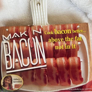 Makin Bacon - vintage USA 1996 cook bacon in microwave unused - Picture 1 of 3