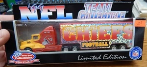 1999 WHITE ROSE COLLECTIBLES KANSAS CITY CHIEFS TRACTOR TRAILER DIE CAST 1/80 - Picture 1 of 1