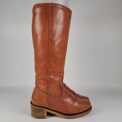 ELEGANTES BOTAS RUBIAS CANADÁ FORRADAS DE PIEL DE OVEJA TOSTADAS Mujer Talla 7/38 ACOGEDORAS  Foto 1 de 4
