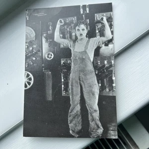 Charlie Chaplin Silent Film star old Postcard - Picture 1 of 3
