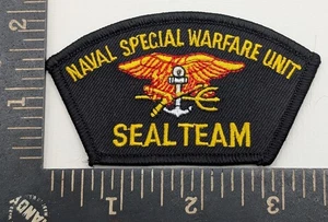 USN US Navy Naval Special Warfare Unit SEAL Team Mütze Kappe Aufnäher - Bild 1 von 2