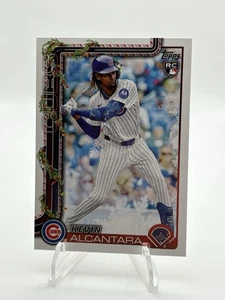 2025 Topps Holiday Cookie Back Variation SP Kevin Alcantara RC #H109 Cubs - Imagen 1 de 2