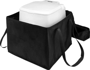 JUTTAUTO Portable Camping Toilet Storage Bag, Nylon Toilet Protector Cover Toil - Picture 1 of 4