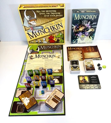 Juegos de mesa de rol crítico Munchkin Deluxe y Munchkin - Ambos completos - Usados en excelente estado Foto 1 de 4