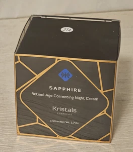 Krystals Cosmetics Sapphire Retinol Age Correcting Night Cream Retinol, Zink Neu - Bild 1 von 4
