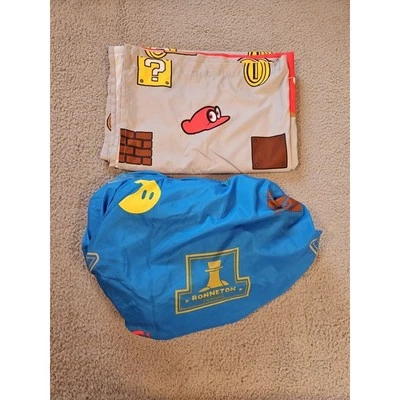 Комплект простыней Nintendo Super Mario Odyssey 2 шт. двойной облегающий верхний официальный - Изображение 1 из 4