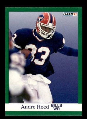 1991 Fleer #8 Andre Reed Buffalo Bills - Image 1 of 2