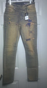 M Society Jeans Herren 30x30 Neu Mit Etikett Used Timber Skinny Stretch Bikercore - Bild 1 von 11