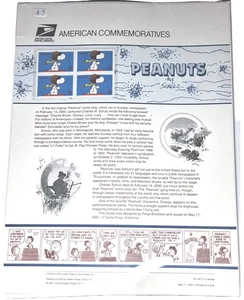 USPS 2001 Peanuts Snoopy Stamp Panel 627 Mint American Commemorative RARE Sealed - Bild 1 von 8
