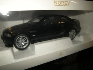 1:18 Norev BMW E46 M3 CSL Black / Schwarz in OVP - Bild 1 von 1