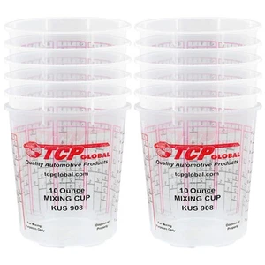 Paint Mixing Cups Plastic Measuring Cup Epoxy Resin Disposable or Reusable 8-... - Picture 1 of 5