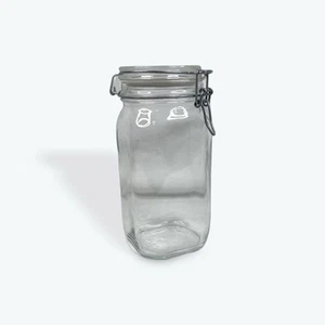 Fido Biorioli ROCCO 11/2L 08 Clear Glass Jar w/ Lid Made in Italy - Picture 1 of 5
