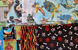 Lot Of 8 Quilt Fabric Remnants - 2+ Yards Total - New - Picture 1 of 9