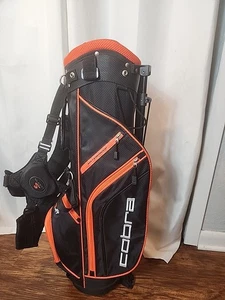 Cobra King Junior Standbag schwarz/orange Rickie Fowler 4-Pocket 5-Teiler 31" - Bild 1 von 9