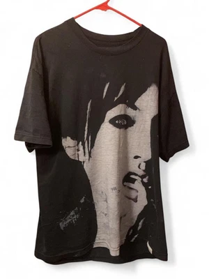Camisa angustiada vintage RARA Diamond Supply Co. Angelina Jolie tamanho XL Y2K - Imagem 1 de 4