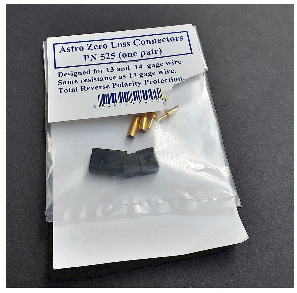 Astro Flight Inc. Zero-Loss Racing Connector Gold Plated 525 - Image 1 of 1