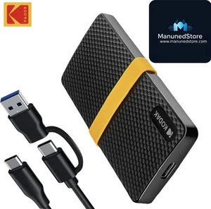 SSD Esterno KODAK X200 128GB USB 3.1 - Mini per PC/PS4 - 550MB/s - Foto 1 di 6