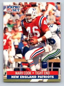 Juego profesional 1991 - Marv Cook #227 New England Patriots - Imagen 1 de 2