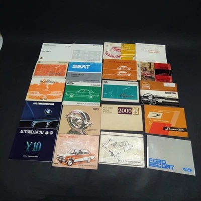 Blocco libretti uso e manutenzione misti Rover, Simca, Audi, Ford. Mediocri - Immagine 1 di 3