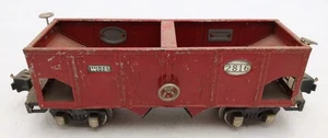 Lionel 2816 Vintage O Prewar Red Tinplate Hopper #2816 - Picture 1 of 6