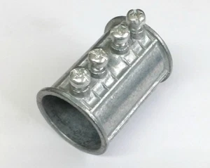 Lot Of (5) Arlington 813 EMT Set Screw Conduit Coupling 1-1/2" - Picture 1 of 1