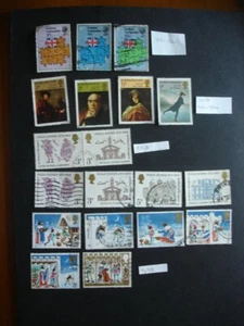 GB Briefmarken 1972-1974, 7 verschiedene Sätze - gebraucht (1) - Bild 1 von 2