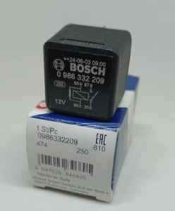 Bosch 0332019103 12V 30A Relay 4 Prong MFG Numbers 0986332209, 0332019103 - Foto 1 di 3