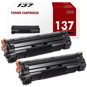 2PK CRG137 9435B001 BK Toner Cartridge for Canon 137 ImageClass MF227dw MF216n - Picture 1 of 8