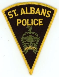 VERMONT VT ST ALBANS POLICE NICE SHOULDER PATCH SHERIFF - Picture 1 of 1