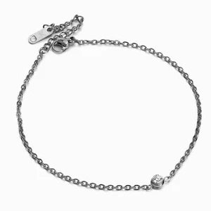 CATENA PIEDI DONNA IN ARGENTO ZIRCONI CATENA PIEDI CAVIGLIA GIOIELLI REGALO - Foto 1 di 4