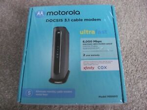 Brand New Motorola MB8600 32x8 Ultra-Fast DOCSIS 3.1 Cable Modem- Gray