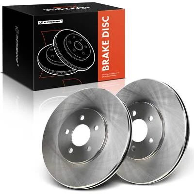 2x Rotores de freno de disco delanteros para Chrysler Sebring Dodge Stratus Plymouth Breeze Foto 1 de 4