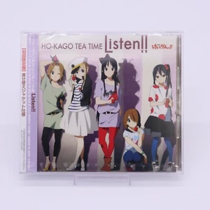 Listen!! HO-KAGO TEA TIME CD First Limited Edition K-On! Japanese - Foto 1 di 16