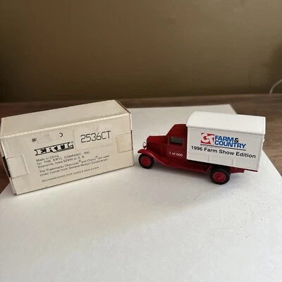 Ertl 1930 Farm & Country Truck, 1996 Farm Show, Very Rare 1/600 - Image 1 of 4