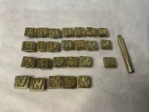 Leather Stamp 3/4” Craft Tool ALPHABET Single Replacement LETTER - Picture 1 of 5