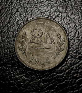 1944 Belgium 2 Franks coin   #C33